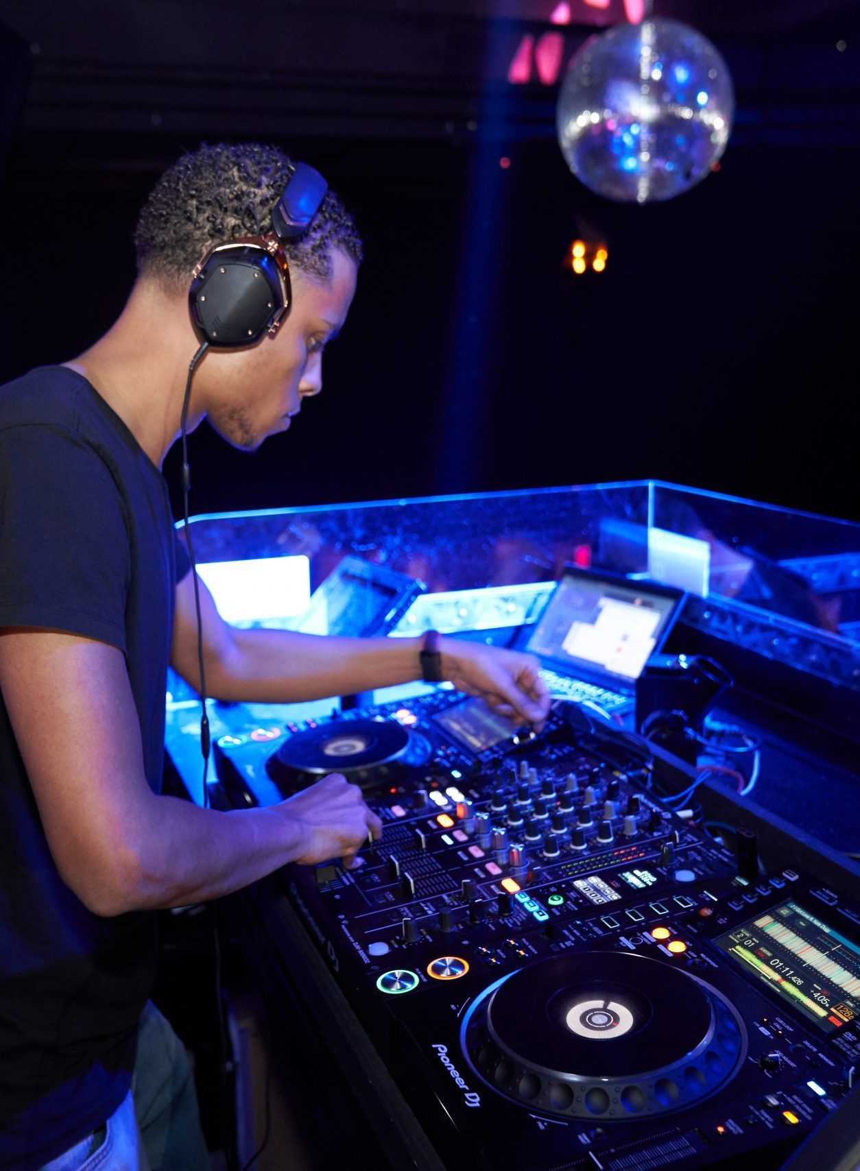 A DeeJay working